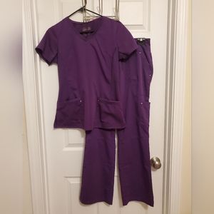 2 sets of healing hands Yoga Scrubs